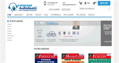 Desktop Screenshot of languageaudiobooks.com