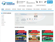Tablet Screenshot of languageaudiobooks.com